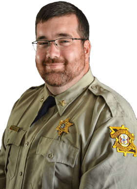 Sheriff Place in uniform.