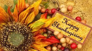 Happy Thanksgiving sign.